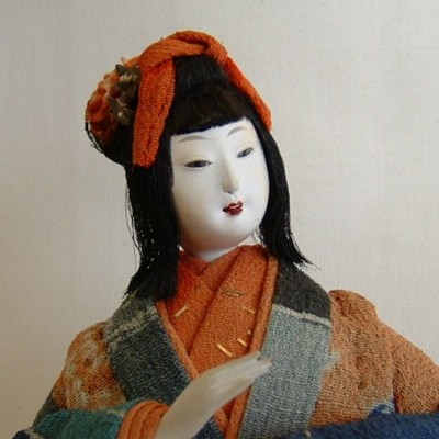 Antique Japanese Doll, Merchant's Daughter Antique Japanese Doll, Merchant's Daughter